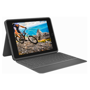 Logitech Folio For iPad (7th Gen), Ultra-Protective Keyboard Case With Smart Connector For iPad - Graphite - Ara | 920-009620