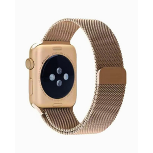 GUOI Replacement Band For Apple Watch Series 1/2/3/4 -38/40/41 mm Light Gold