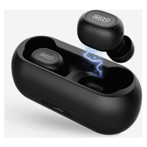 QCY EARPHONE BLUETOOTH QCY T1C BLACK, SMALL