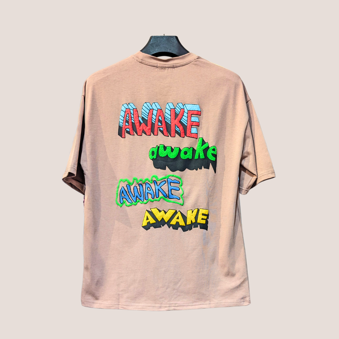 Pure Cotton Men's T-Shirt Smooth Finish Typography Printed T-Shirt With Round Neck And Short Sleeves()