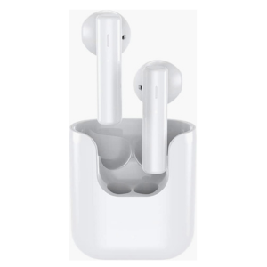 Wireless Earbuds, QCY T12 Bluetooth 5.1 Headphones with Microphones, Hi-Fi Stereo Earphones in-Ear, Touch Control 25H Playing Time for iPhone and Android, White