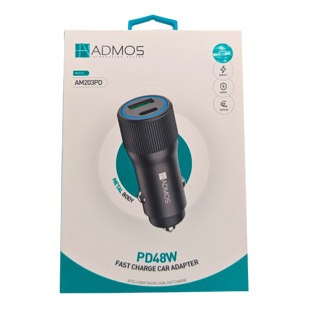 ADMOS. PD48W Fast Charging Cae Adapter