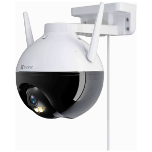 Ezviz C8C 1080P Full Hd Wifi Security Camera Outdoor Pan/Tilt/Zoom, 360° Visual Coverage, Color Night Vision, Ip65 Waterproof, Motion Detection, Support 256Gb Sd Card