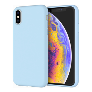 Best price JETech Silicone Case for iPhone X, iPhone XS, 5.8-Inch, Silky-Soft Touch Full-Body Protective Case, Shockproof Cover with Microfiber Lining (Light Blue)