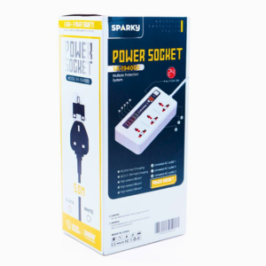 Self-timer electrical outlet with 3 AC outlets, 5 USB ports and a PD port