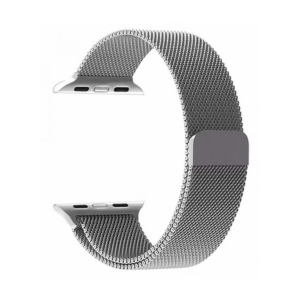 GUOI Milanese Loop Stainless Steel Bracelet Strap Apple Watch Band for 38/40/41 mm Silver