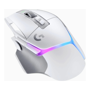 Logitech G502 X Plus Wireless Gaming Mouse, Lightspeed Wireless Connectivity, 8 Zone RGB Lighting, HERO 25K Sensor, 25600dpi Resolution, 40G2 Acceleration, USB-C, 120H Battery Life, White | 910-
