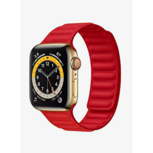 GUOI- Band For Apple Watch Series 7/22mm/44mm/45mm Red