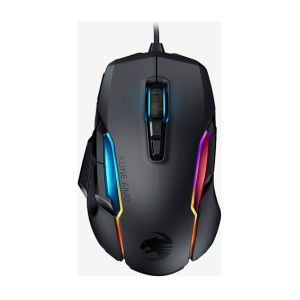 Roccat Kone Aimo Gaming Mouse (High Precision, Optical Owl-Eye Sensor (100 To 16.000 Dpi), Rgb Aimo Led Illumination, 23 Programmable Keys, Designed In Germany) Black (Remastered)