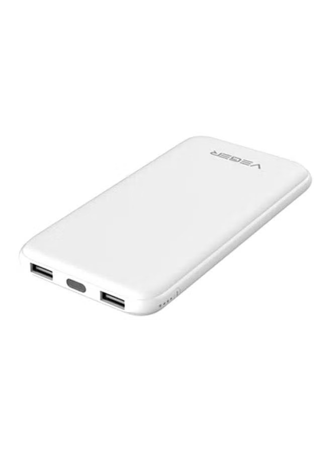 أفضل سعر في السعودية-عروض صوكري:إلكترونيات بالجملةVEGER Portable Power Bank  White 25000MAH