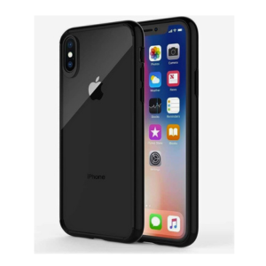 Best Price Keysion iphone XS Case, Hard Transparent, Black Flexible frame