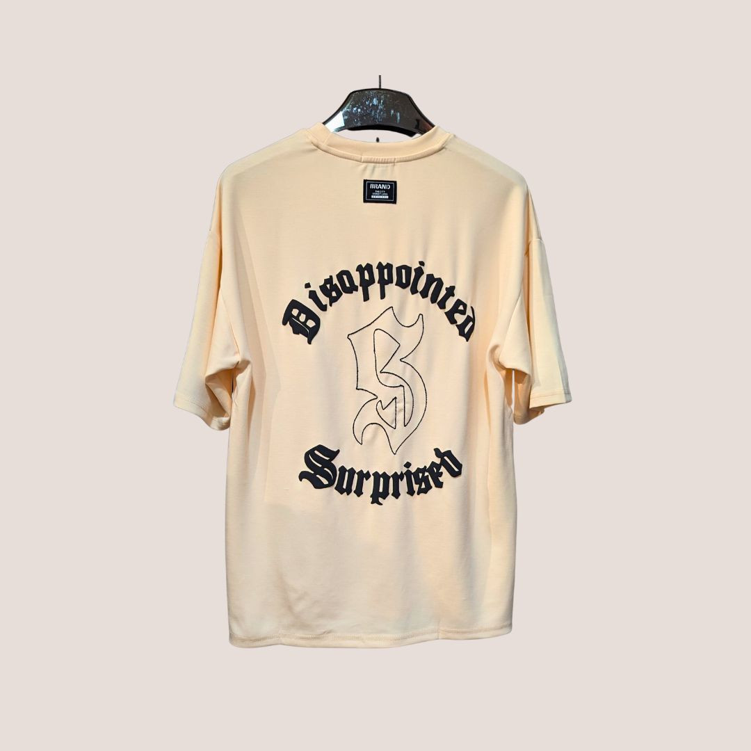 Pure Cotton Men's T-Shirt Milky Stream Smooth Finish Typography Printed T-Shirt With Round Neck And Short Sleeves