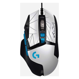 Logitech G502 Hero League of Legends K/DA Gaming Mouse, 25600 dpi Resolution Sensor, 11 Prog Buttons, Hyper-fast Scroll Wheel, Lightsync RGB, 2.3m USB Interface Cable, White | 910-006098