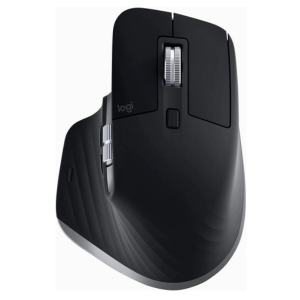 Logitech MX Master 3S for Mac Wireless Mouse, 2.4GHz RF & BT LE, 8000dpi Darkfield Optical Sensor, Quiet Click Butons, MagSpeed Electromagnetic Scrolling, Up to 70 Days Battery, Graphite | ‎910-006571