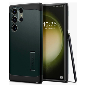 Spigen Tough Armor Case for Samsung Galaxy S23 Ultra (Green)