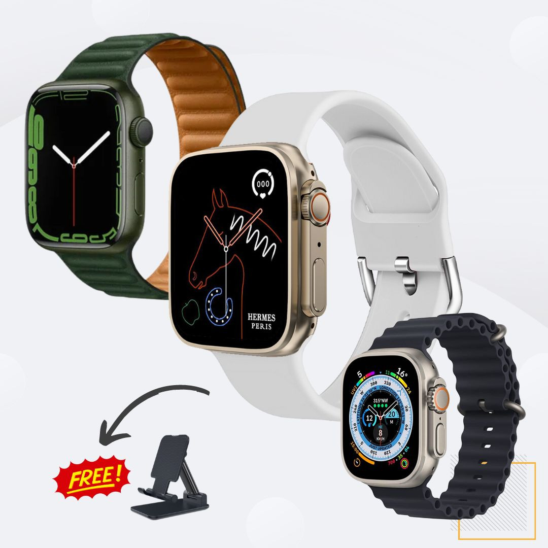 Smart-Cloud S8 Ultra Max SmartWatch For Men Women/49 mm DT8 Ultra Smart Watch Wireless Charging Series 8 /Smart Watch for Women, 1.69" HD Touch Screen Smartwatch for Android and iOS/FREE+Mobile Stand