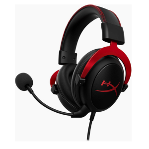 HyperX Cloud II Gaming Headset for PC & PS4 & Xbox One, Nintendo Switch, Red (KHX-HSCP-RD), One Size