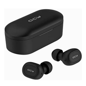 QCY T2C Bluetooth 5.0 TWS Earbuds True Wireless Headphones CVC6.0 Noise Cancellation with Dual Mic In-ear Stereo Earphones Twins Sports Headset with Charging Case