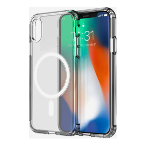 Best Quality Updated Version Magnetic Anti-Yellow Ultra-Thin Shockproof Clear Protective Cover for iPhone XS Max 6.5in