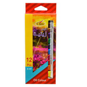 Class Oil Colors 12 Colors 6 ml