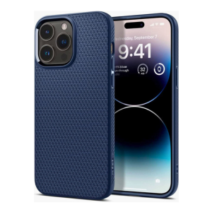 Spigen Liquid Air Armor Case for iPhone 14 Pro (2022) - Navy Blue