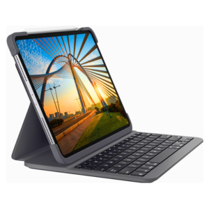 Logitech Slim Folio Pro for iPad Pro 11-Inch (1st & 2nd gen) Keyboard Case ARA English Arabic - Graphite | 920-009987