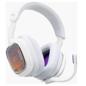 Logitech Astro A30 Lightspeed Wireless Gaming Headset, Bluetooth, Dolby Atmos, Detachable Boom, 27H Battery, USB-C Charging, For PS5 / XBox Series XS / Mac/ Windows 10/11 & Mobile, White | 939-001994