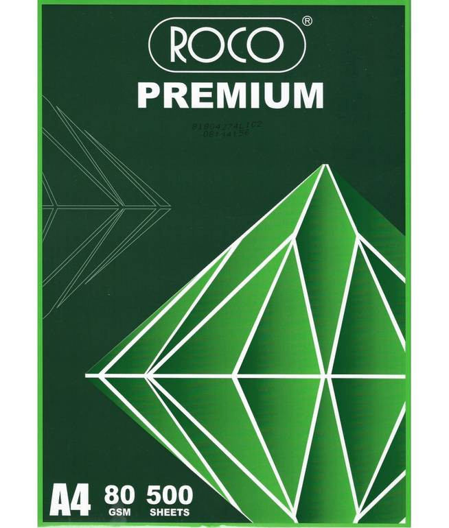 Roco Premium Copy Paper White, A4 80 gsm, per box 5 packs of 500 Sheets